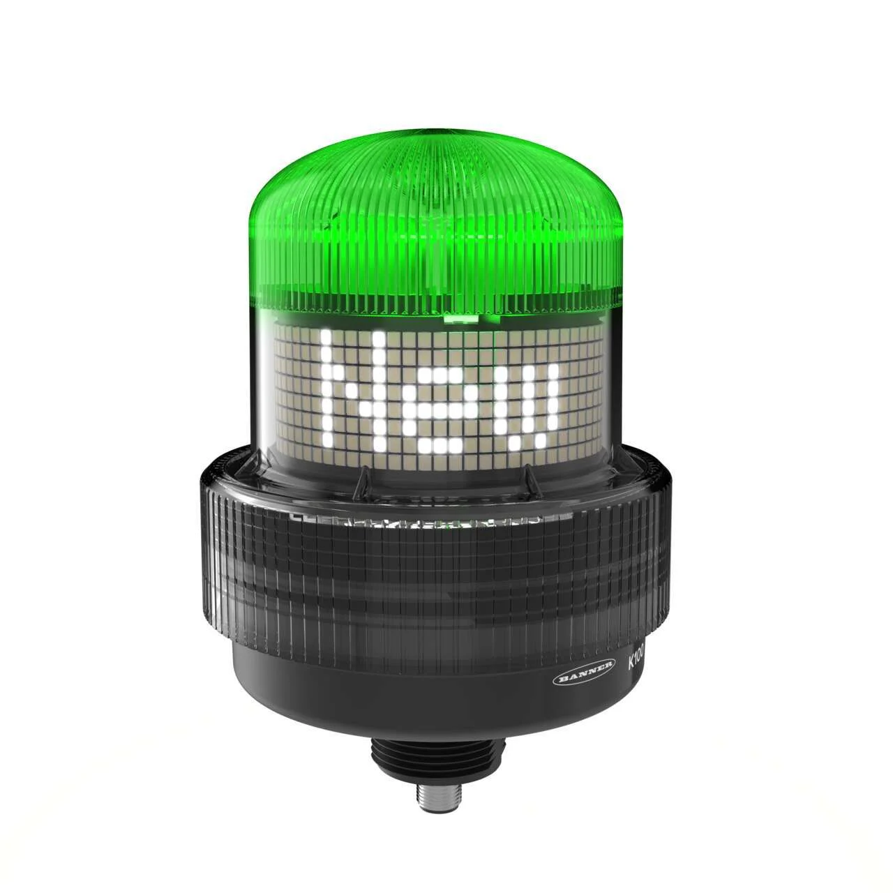 K100 de Banner: indicador 360&deg; con display alfanum&eacute;rico